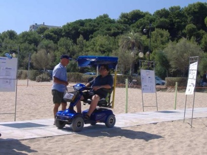 Passerella accesso disabili a montesilvano