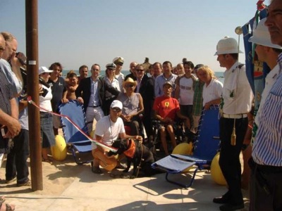 Inaugurazione spiaggia accessibile di montesilvano