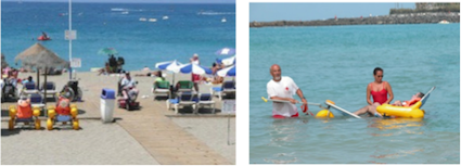 foto spiaggia accessibile