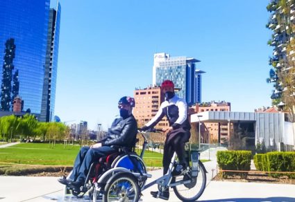 Foto della bicicletta per disabili