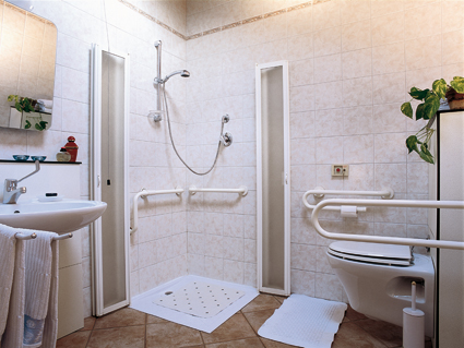 bagno accessibile residence adelaide