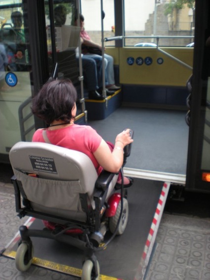 Foto autobus accessibili Barcellona